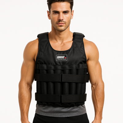 Asiline | Adjustable Weighted Workout Vest (Steel weights not included)