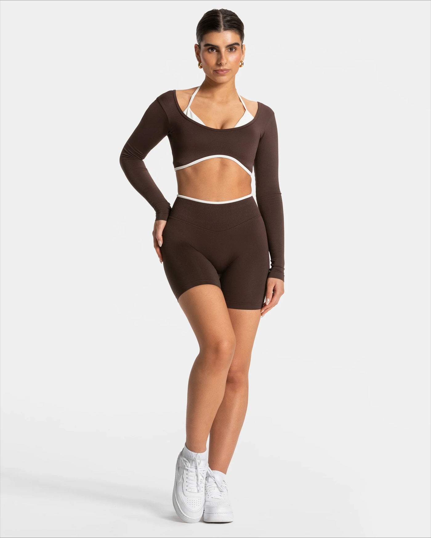 Asiline | High-Waisted Seamless Gym Shorts