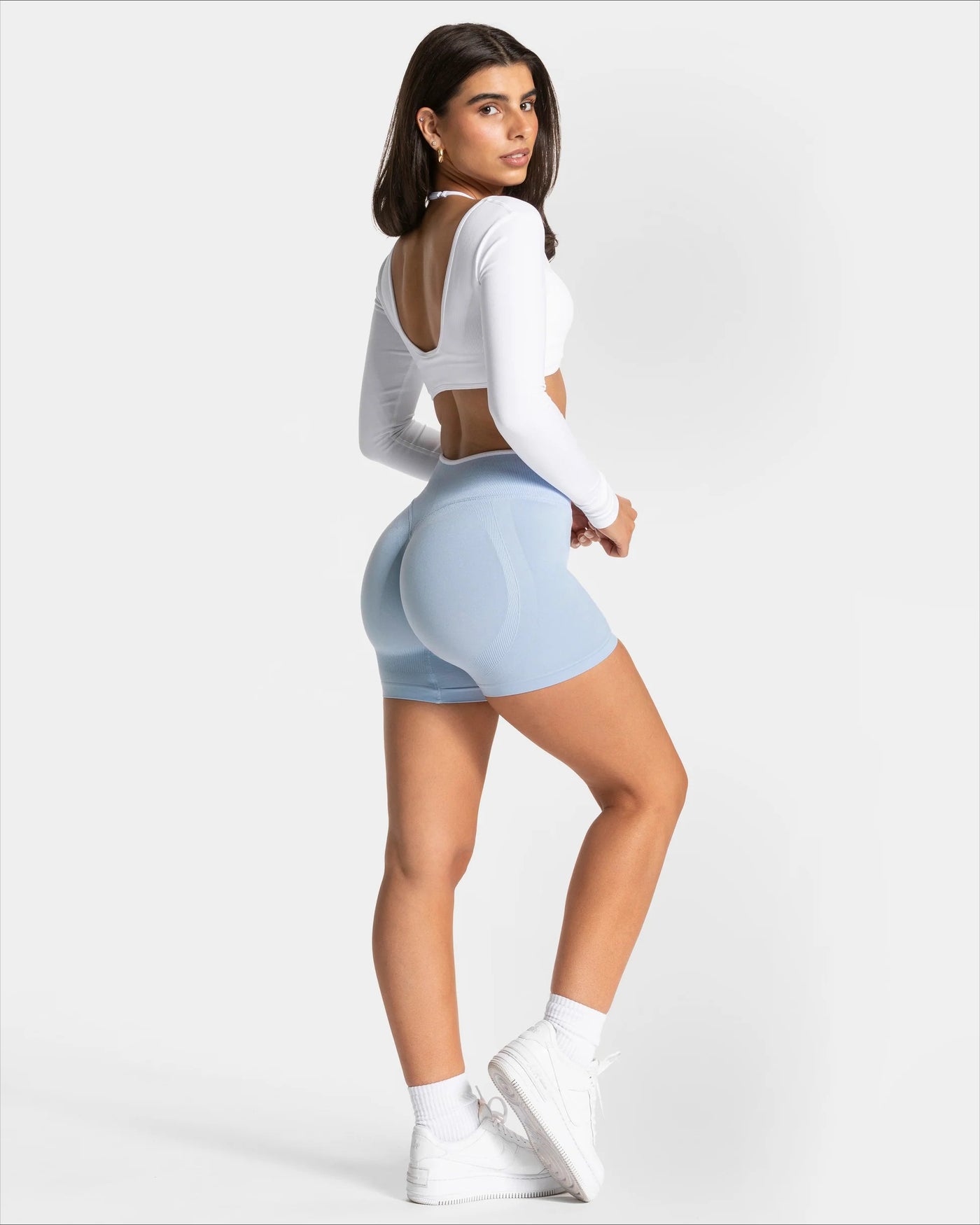 Asiline | High-Waisted Seamless Gym Shorts
